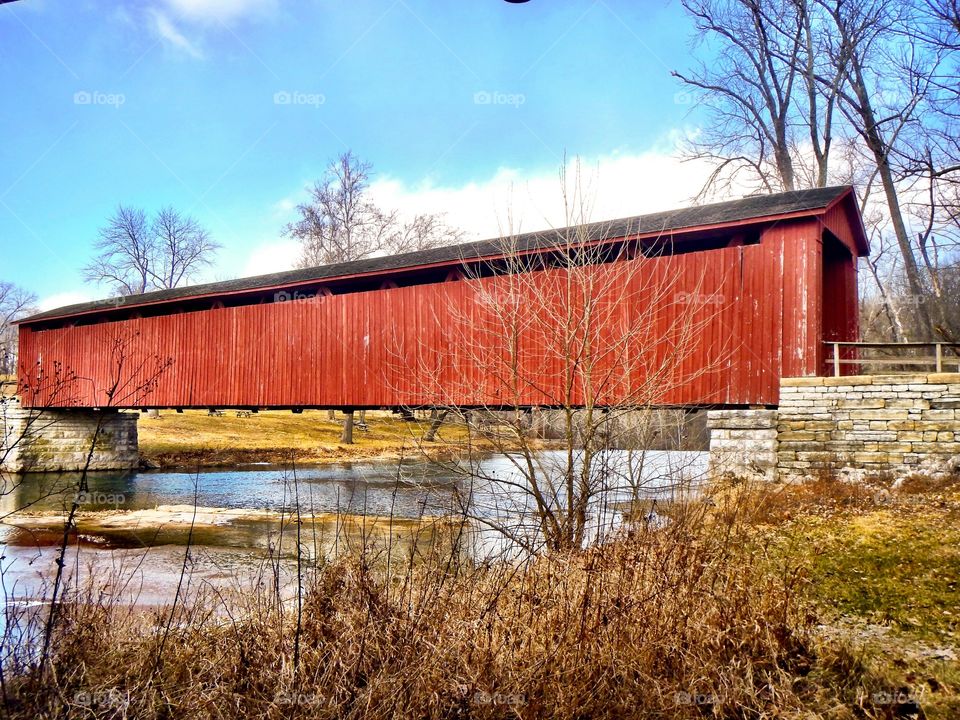 Covered bridge in Indiana 