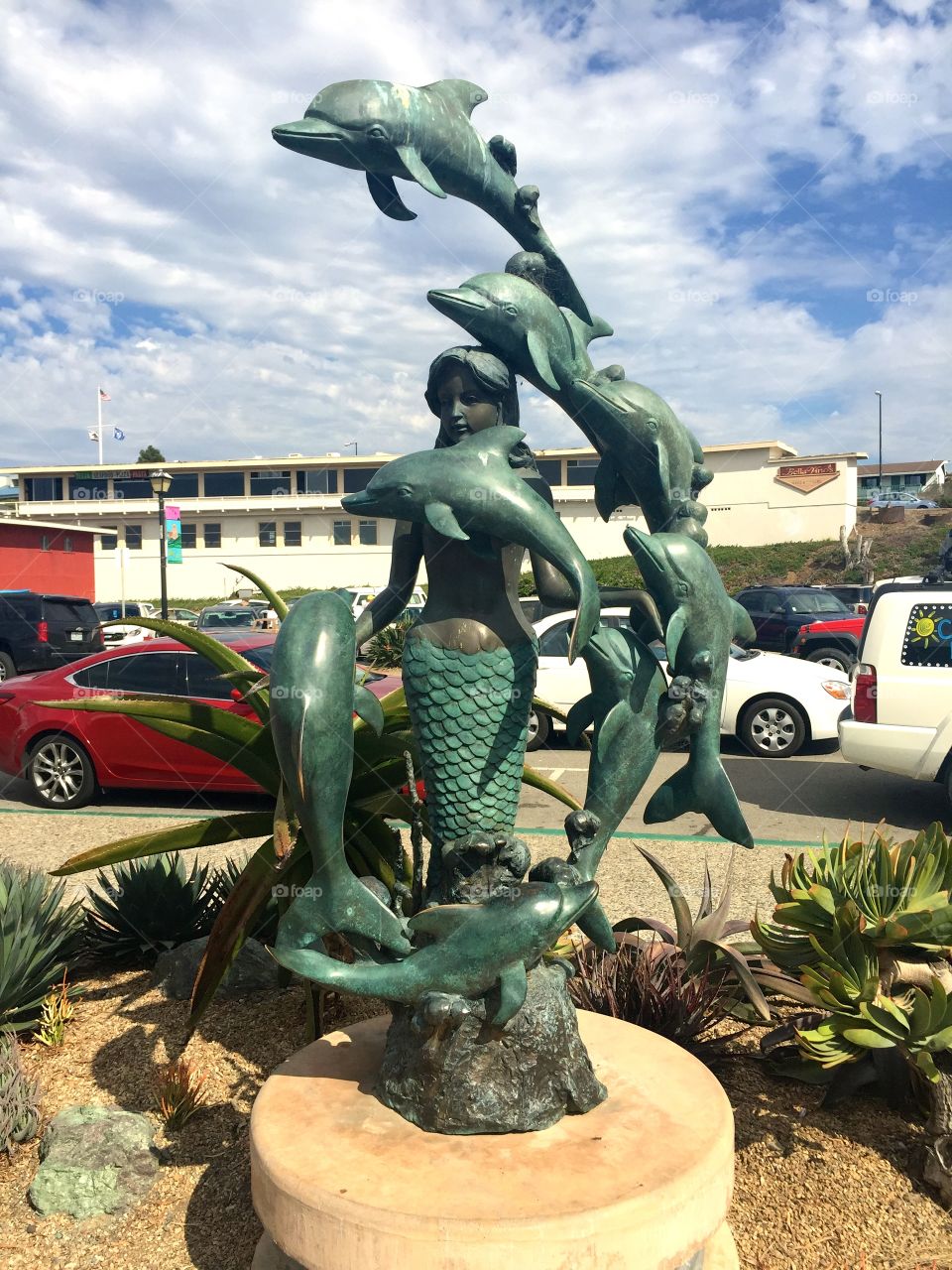 Mermaid in morrow bay