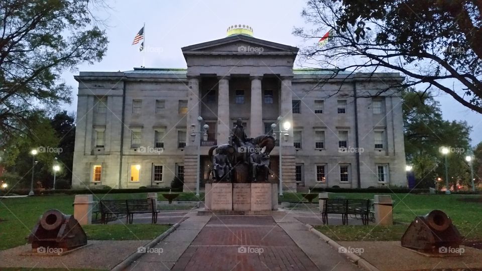 North Carolina State Capitol. raleigh, nc. March 2016