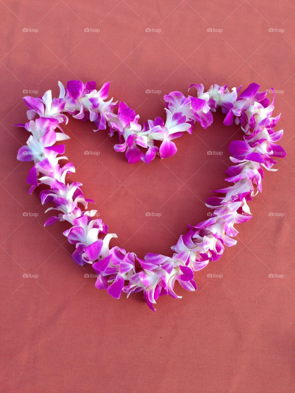 Hawaiian flower lei