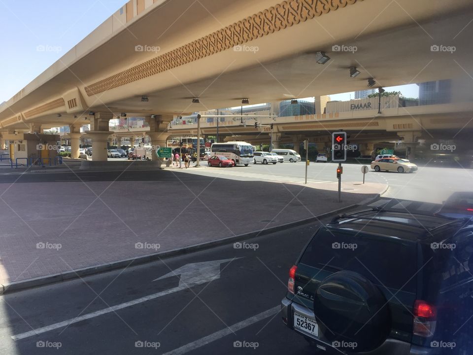 Bridge, Dubai, Road