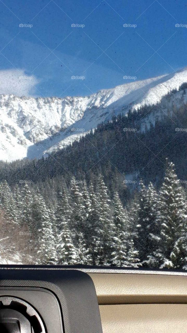 Snowy Colorado. Trip to Colorado