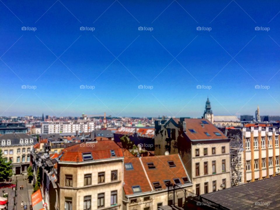 Brussels rooftops 