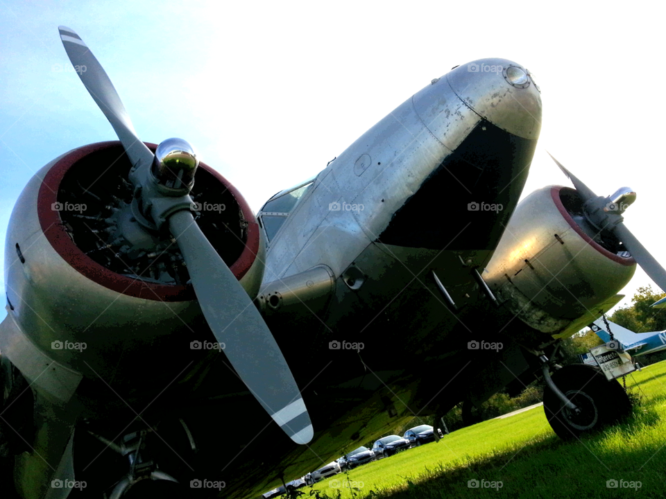 Lockheed Electra. Same kind of plane Amelia Earhart flew across the Atlantic