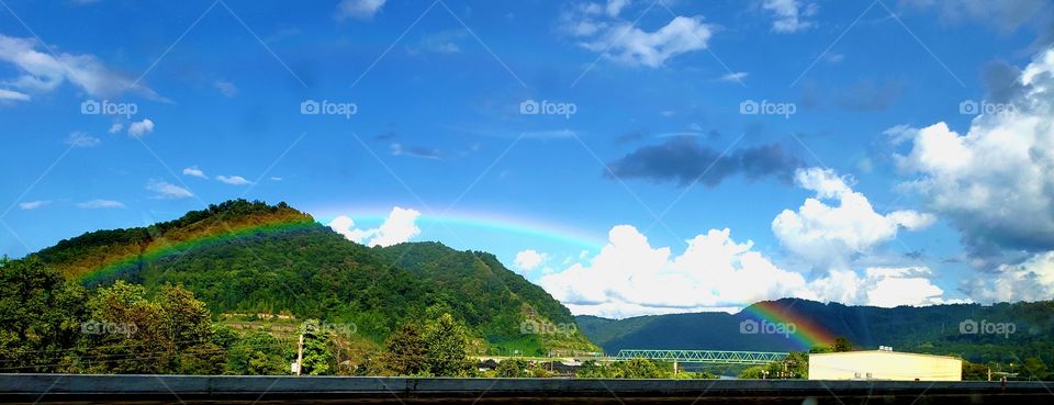 west virginia rainbow from highway