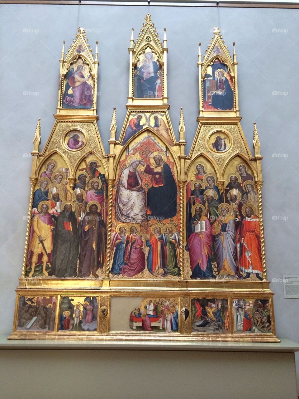 The Coronation of the Virgen with Saints