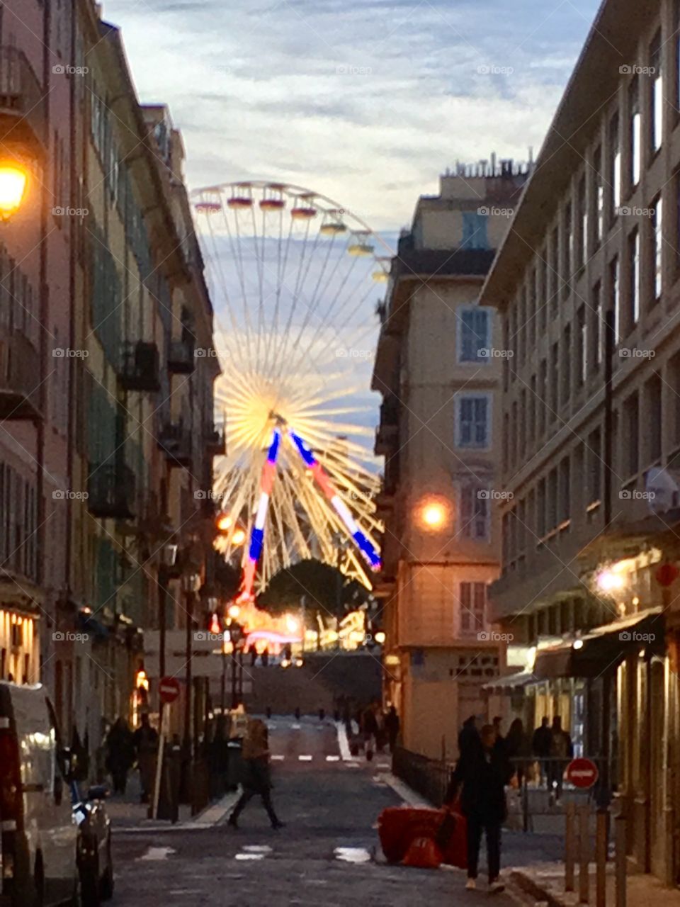 Ferris wheel in Nice. 