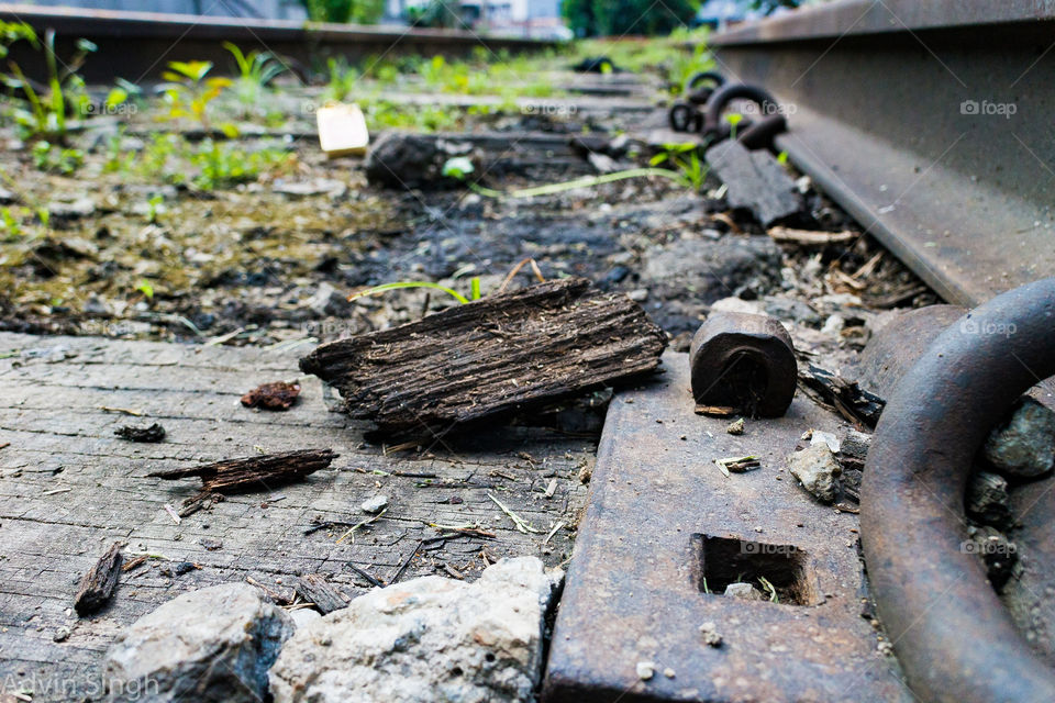 The Tracks. railway tracks