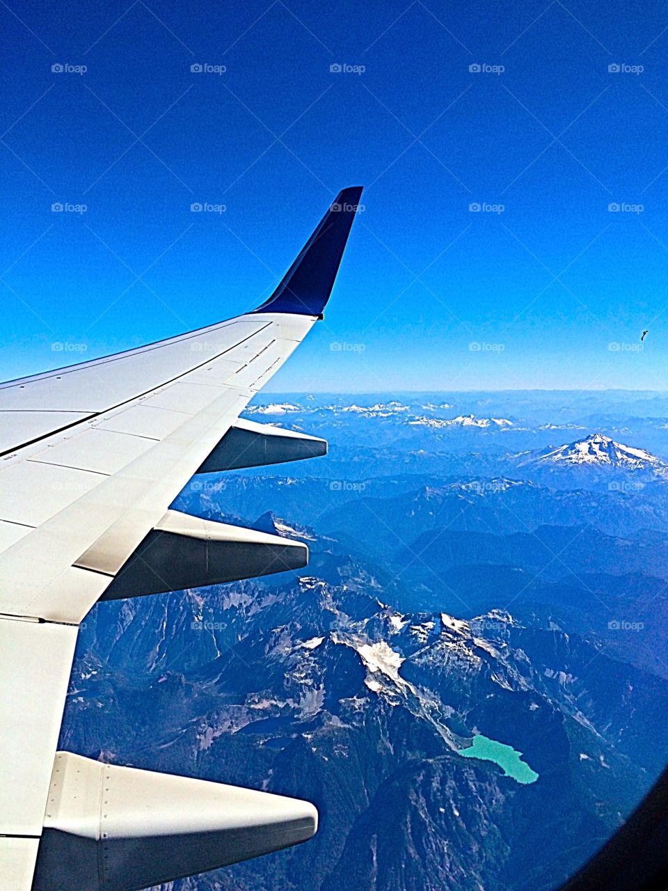 Up in the air. Taken on a flight in the U.S. over the Rockies