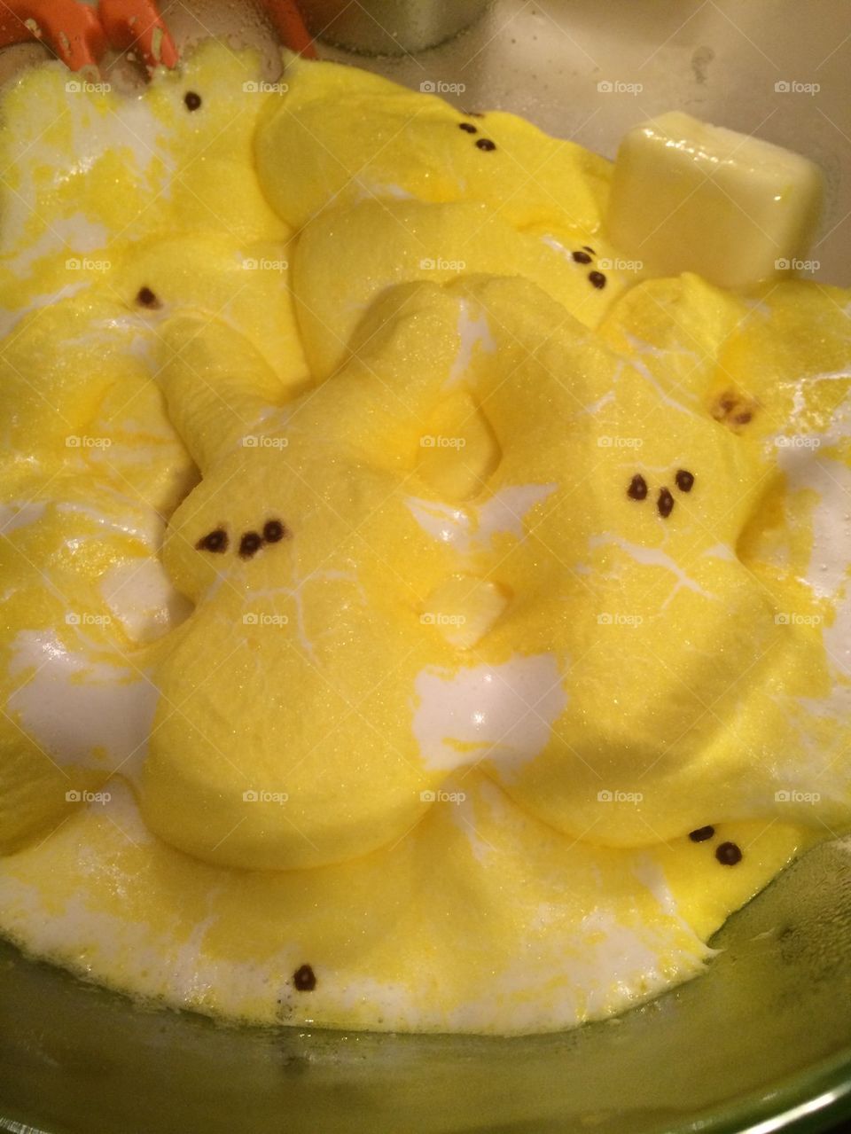 Melted peeps