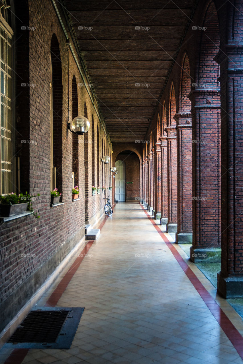 Old madhouse corridor