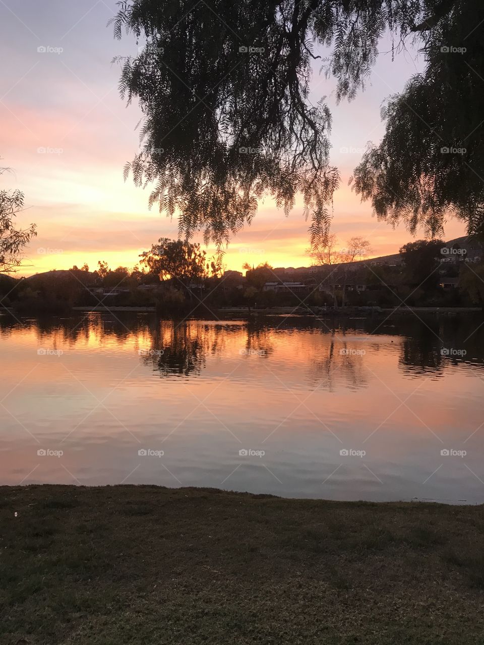 Beautiful sunset in San Diego