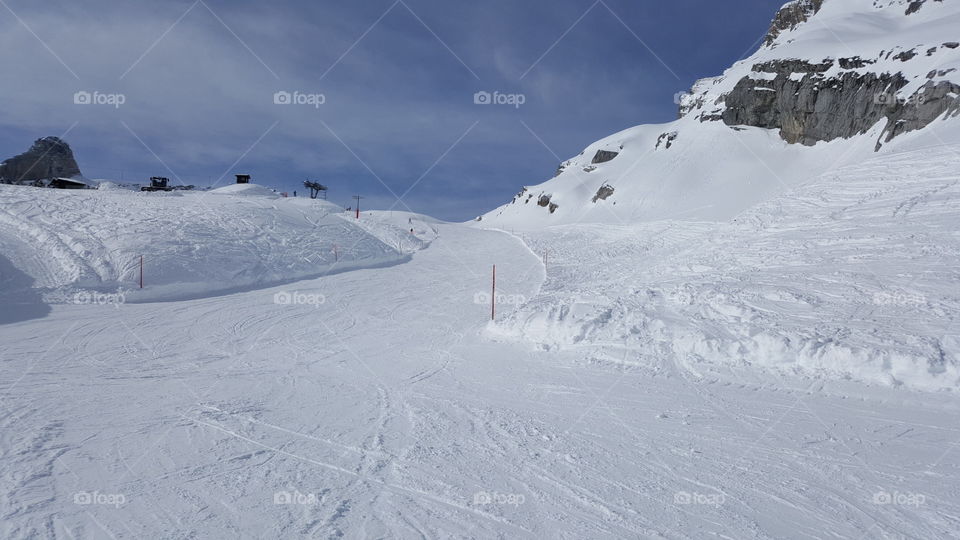 Snow slopes