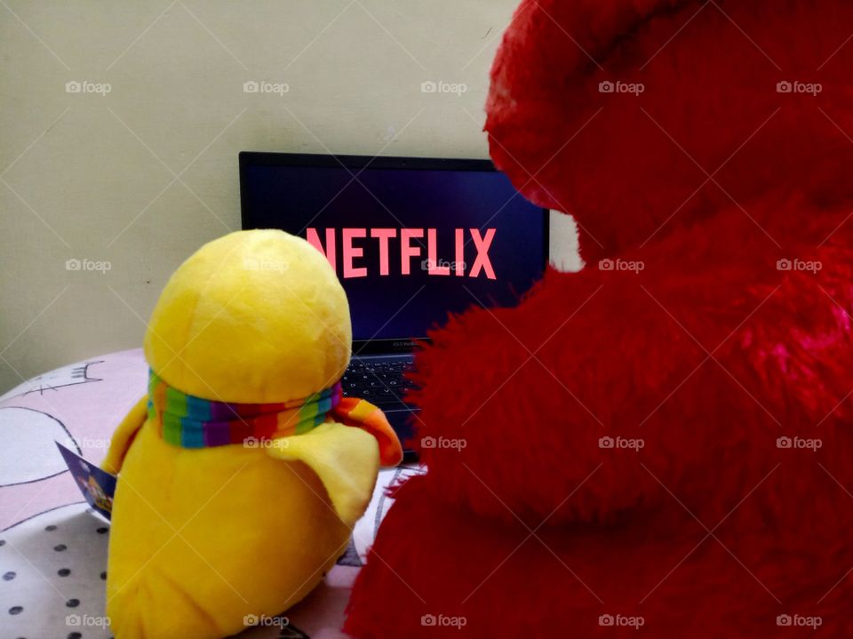 Netflix night, favorite show and my Netflix buddies.