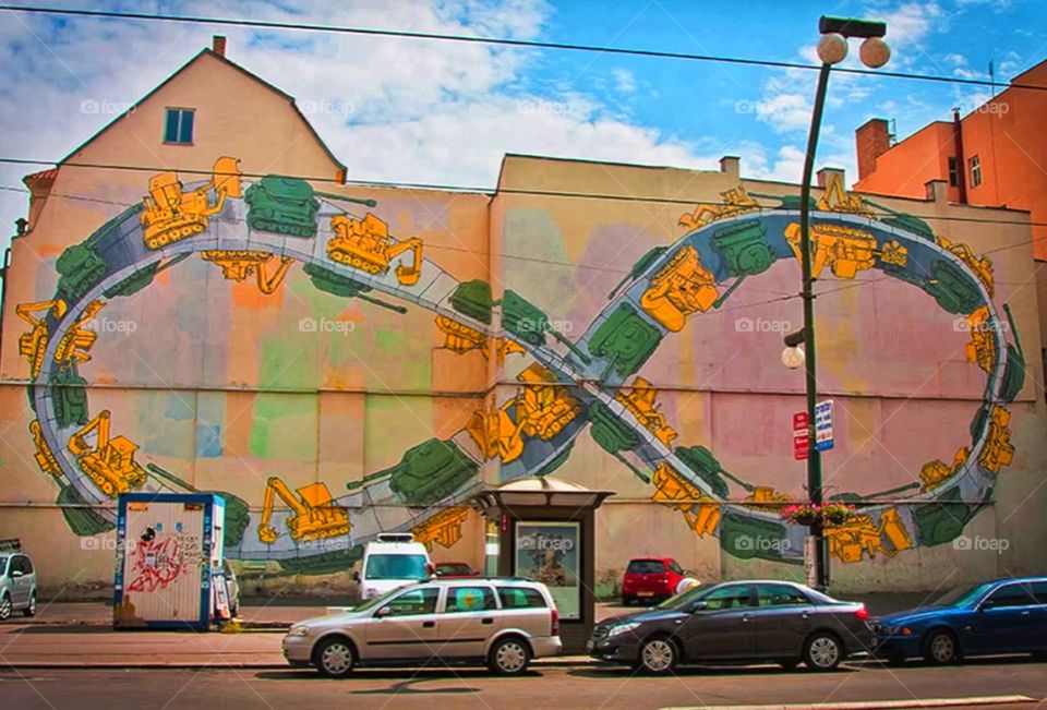 Spettacolari murales dal mondo. Praga