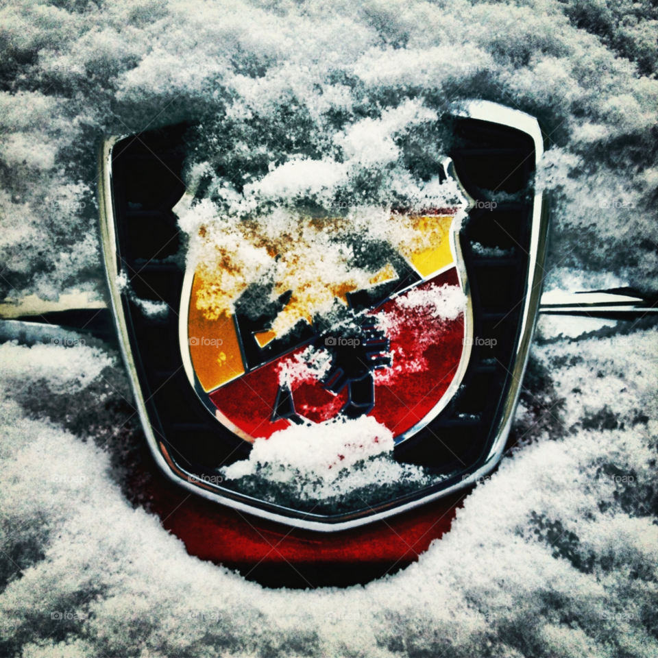 snow car red weather by fabiov1.0