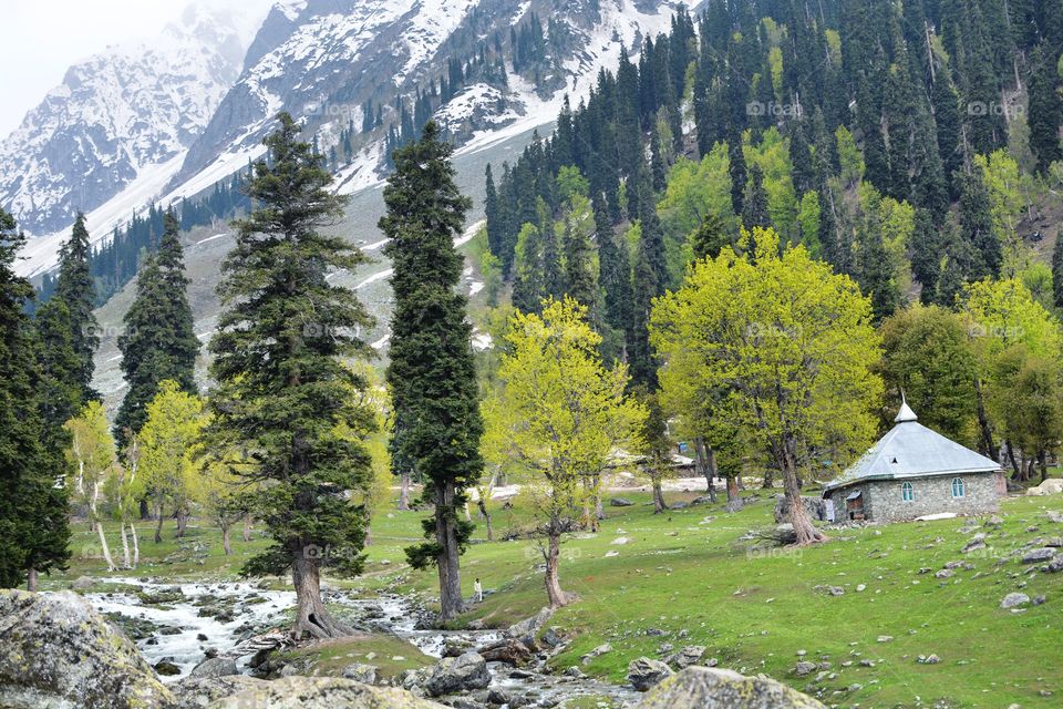 Thajiwas Glacier In Sonmarg Kashmir