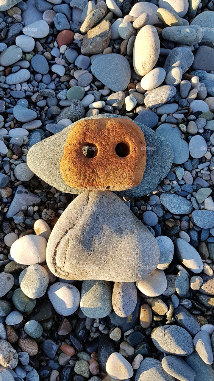 cheburashka on the beach