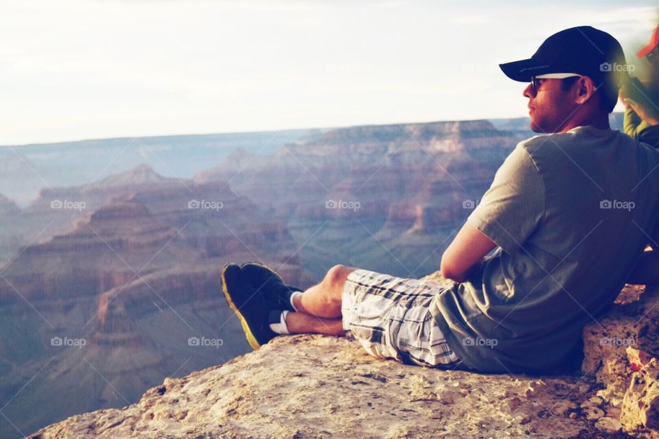 Golden light. Grand Canyon 