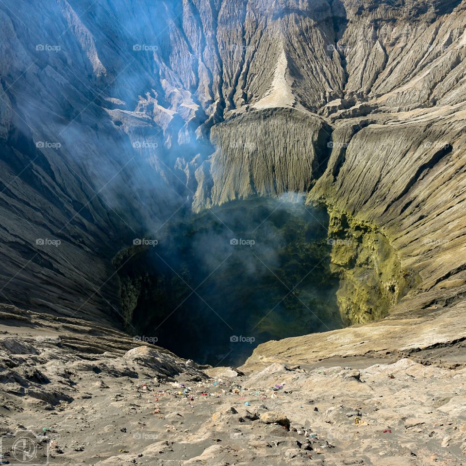 crater of Mount bromo is the closest crater that you can see
