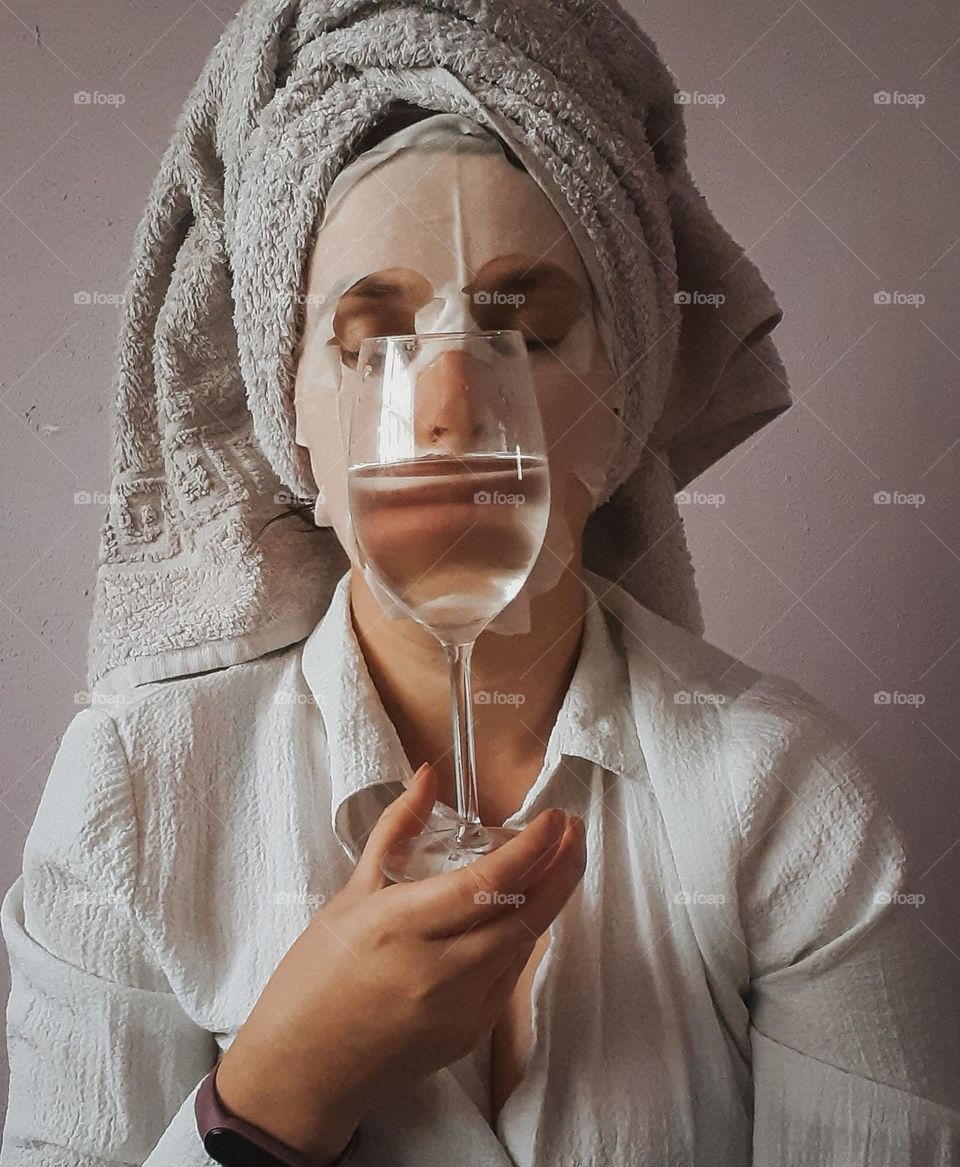 Crazy morning portrait