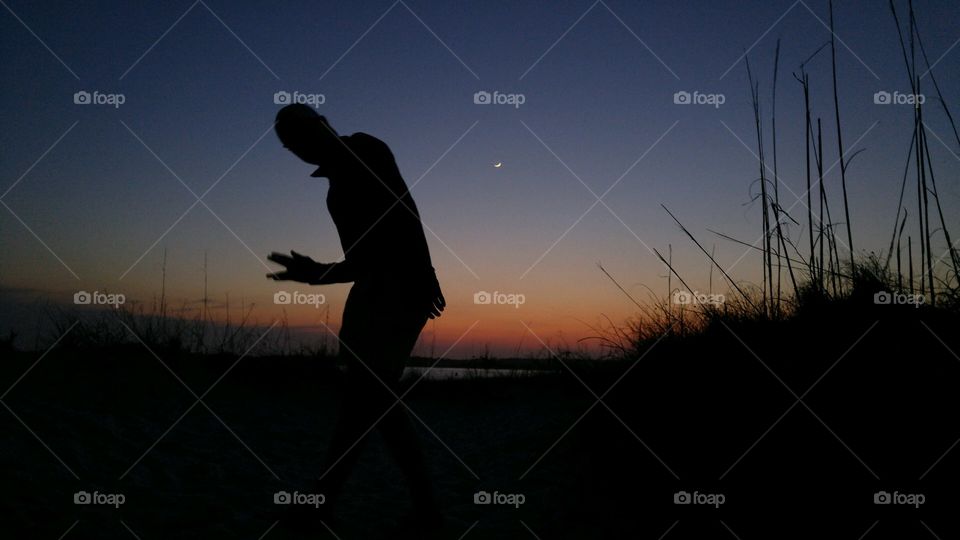 I'm happiest when on the beach 