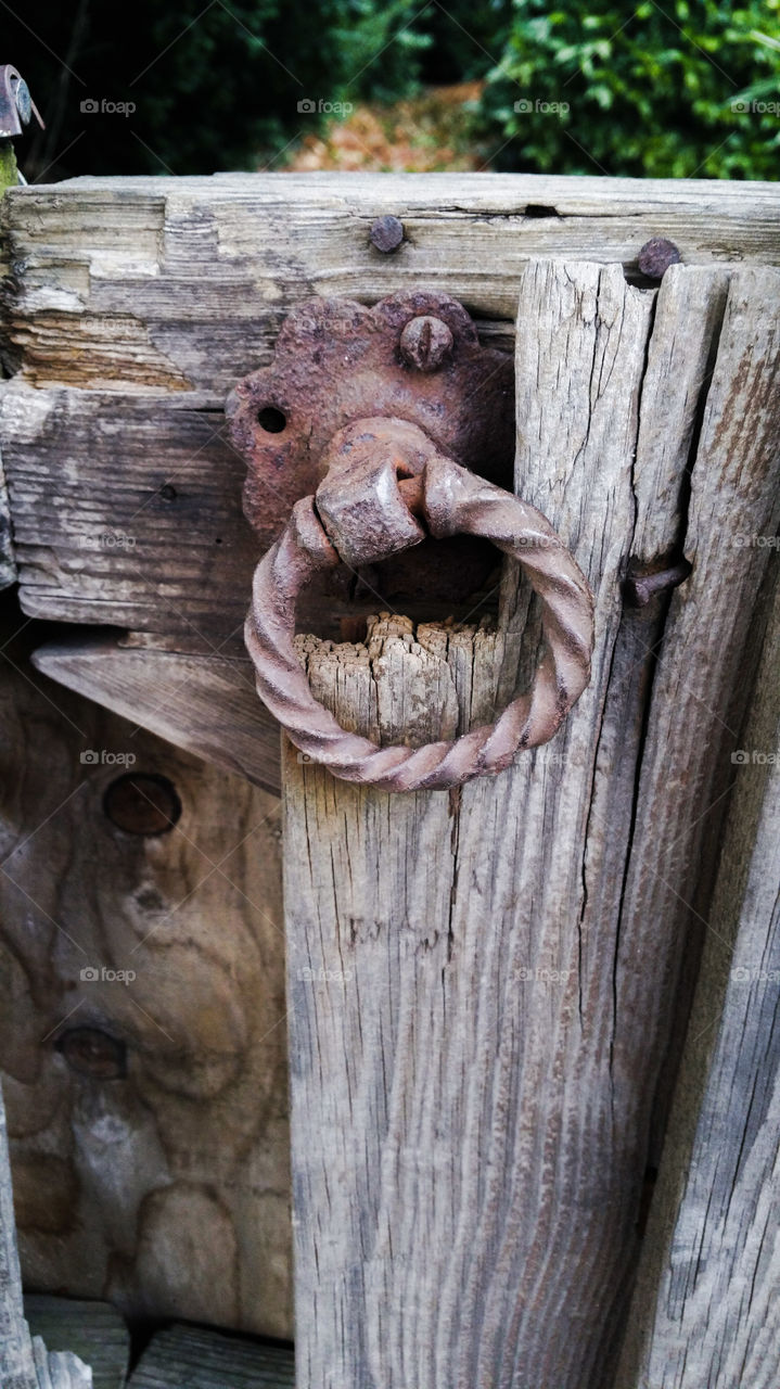 An old garden gate