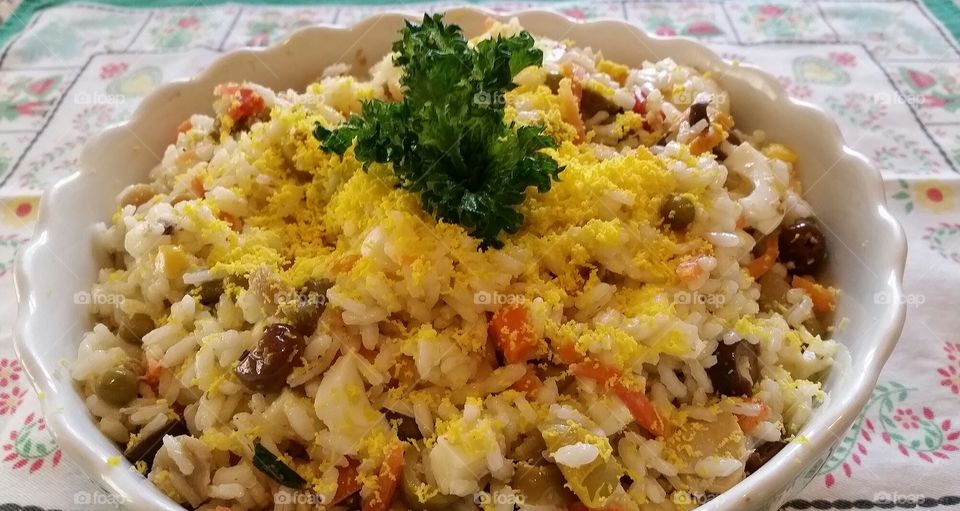 Rice salad
