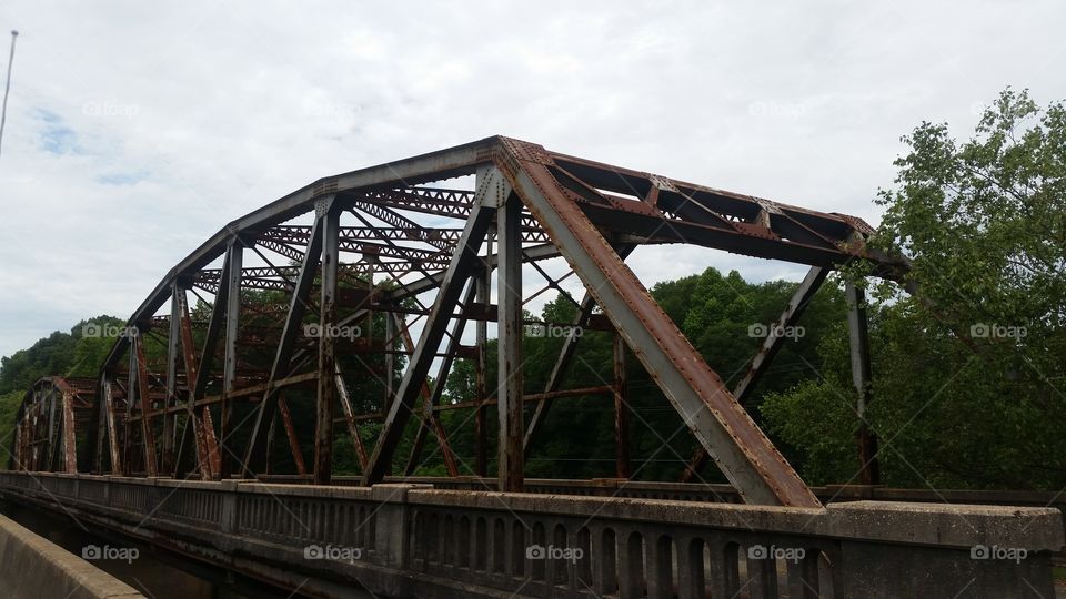 Rusty old bridge