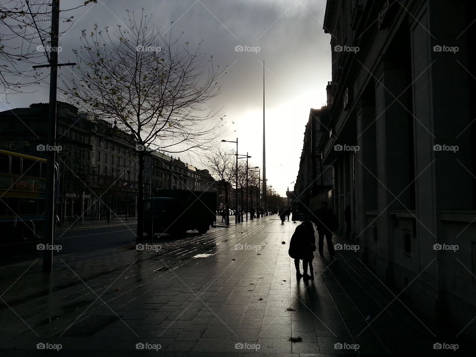 Storm in Dublin