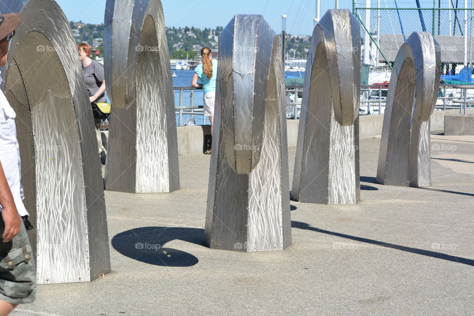 Sculpture at the Ballard Locks 