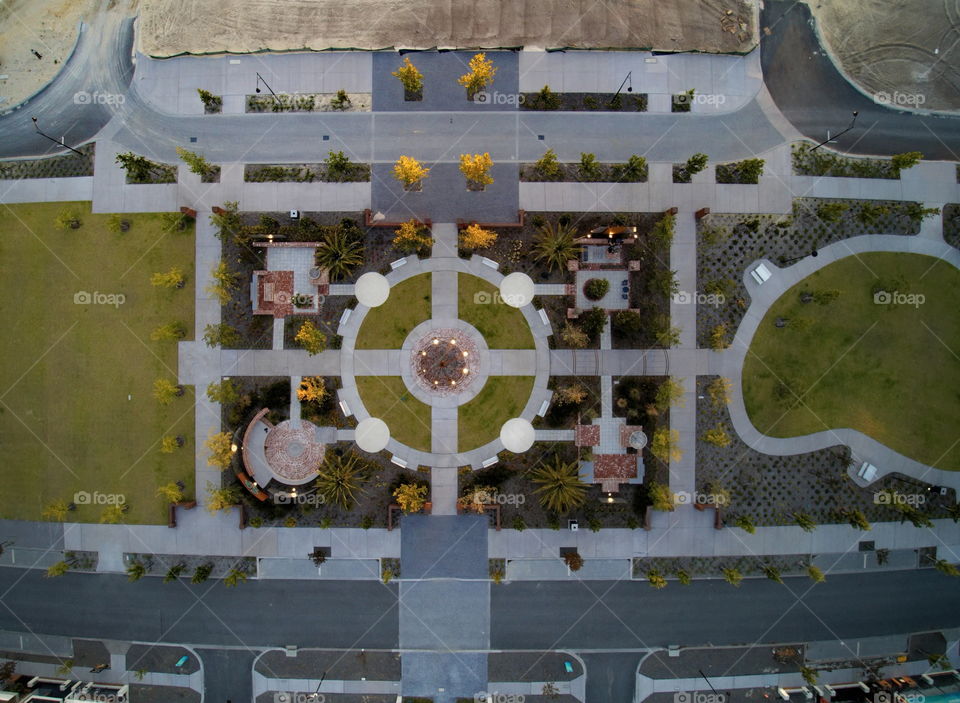 Park from above in Perth Australia