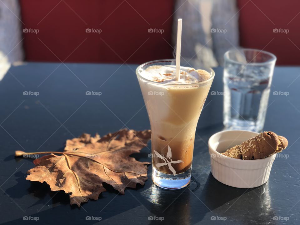 Cappuccino, freddo, coffee, autumn