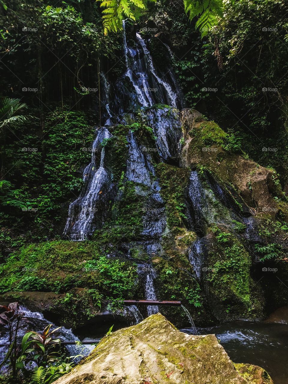 waterfall in tembuku,bangli,bali,indonesia