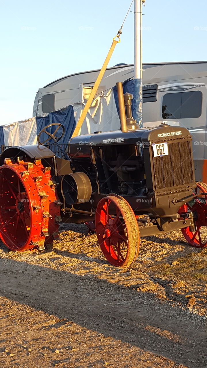 tractor use to belong to lee Roy vandykes dad.