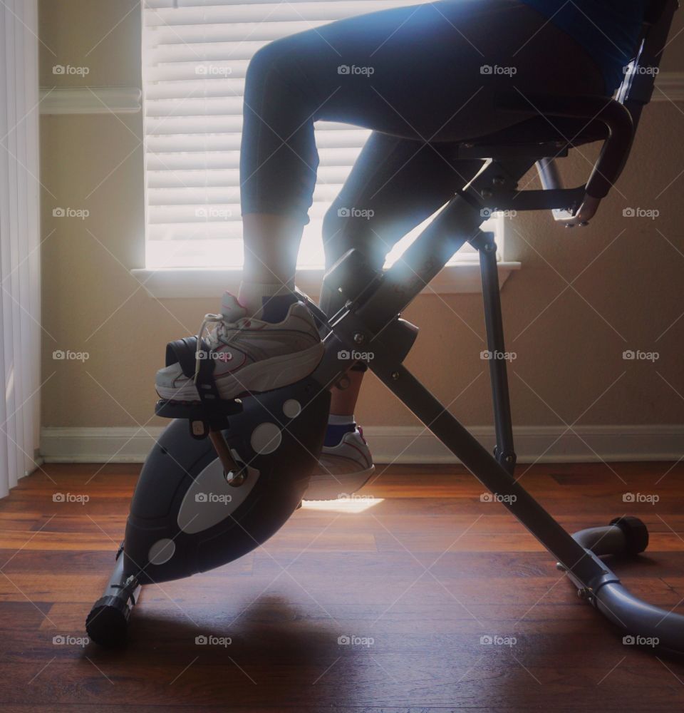 Stationary Bike Side View