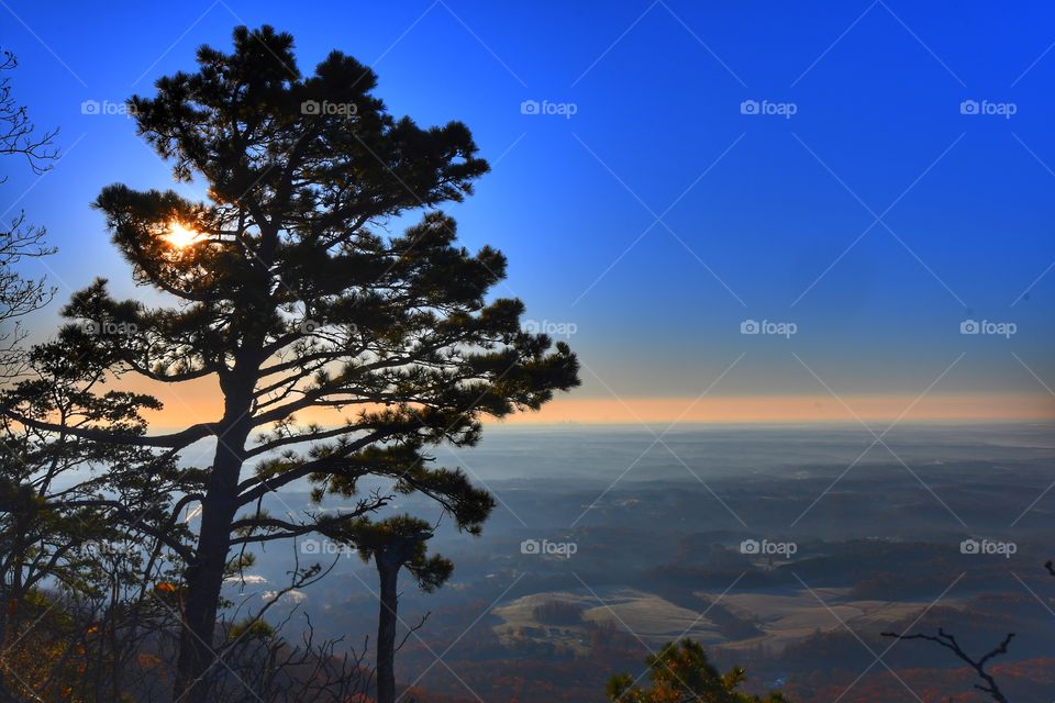 Pilot Mountain Sunrise 