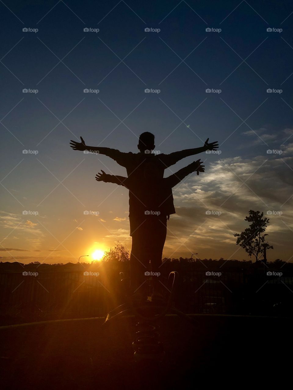 Sunset - 2nd July 2019 feat my Son