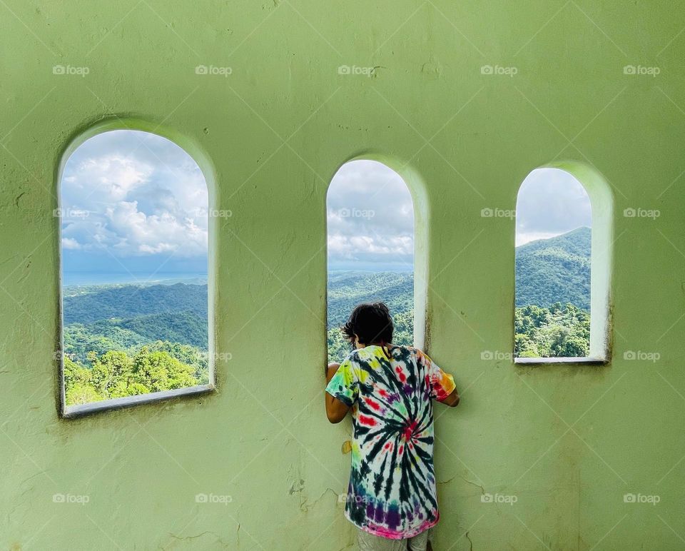 Looking out of Window 