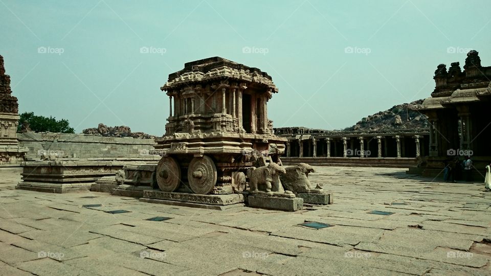 Architectural Photography - Hampi - Stone chariott