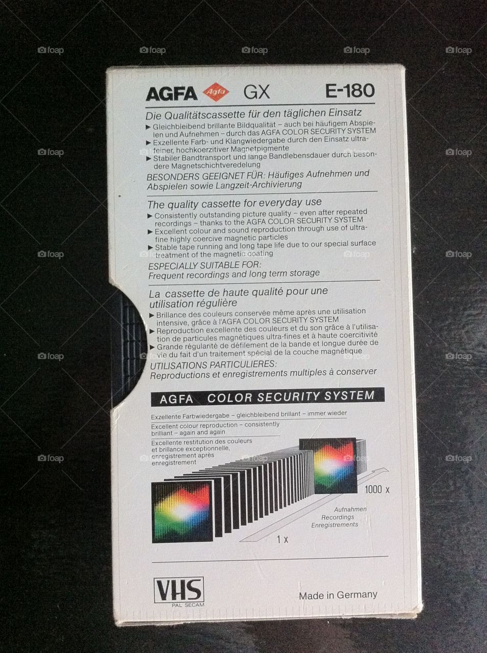 Agra. Agfa videotape