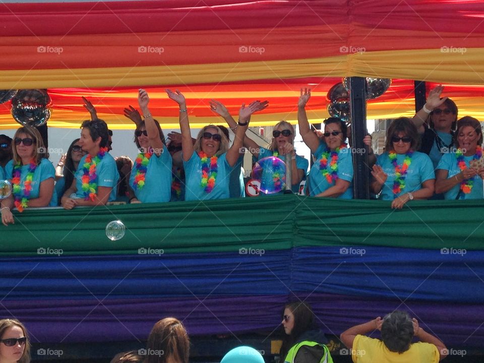 Parade. Brighton Pride