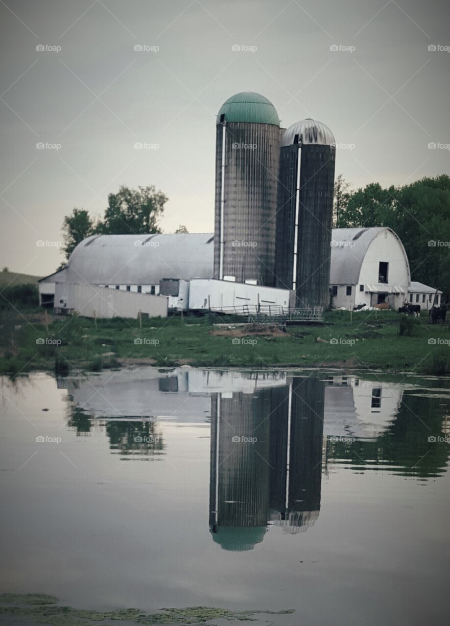 barn reflection