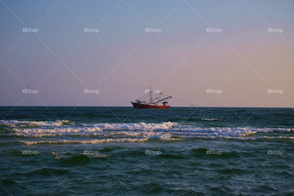 Shrimp Boat in the Gulf
