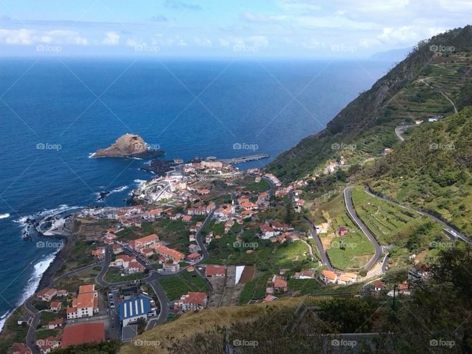 landscape Porto Moniz,Madeira,Portugal 