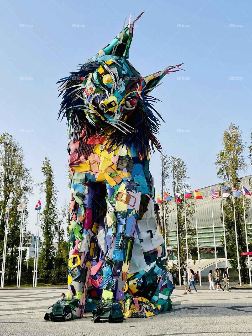 Street Art, Gigant Cat 