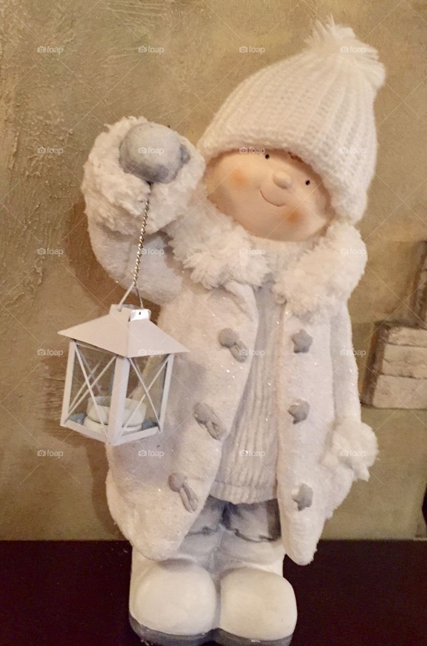 The doll with lighting 