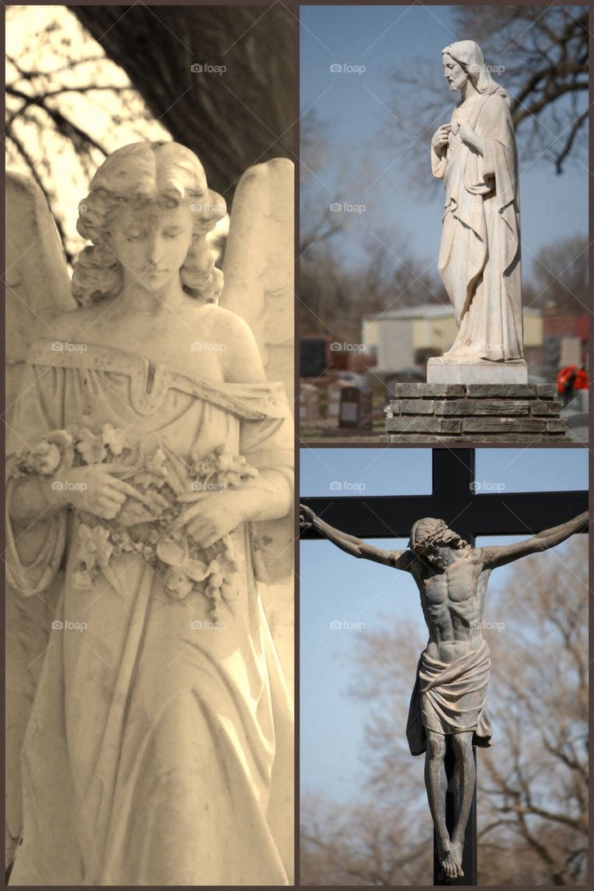 Statues in Old Cemetery