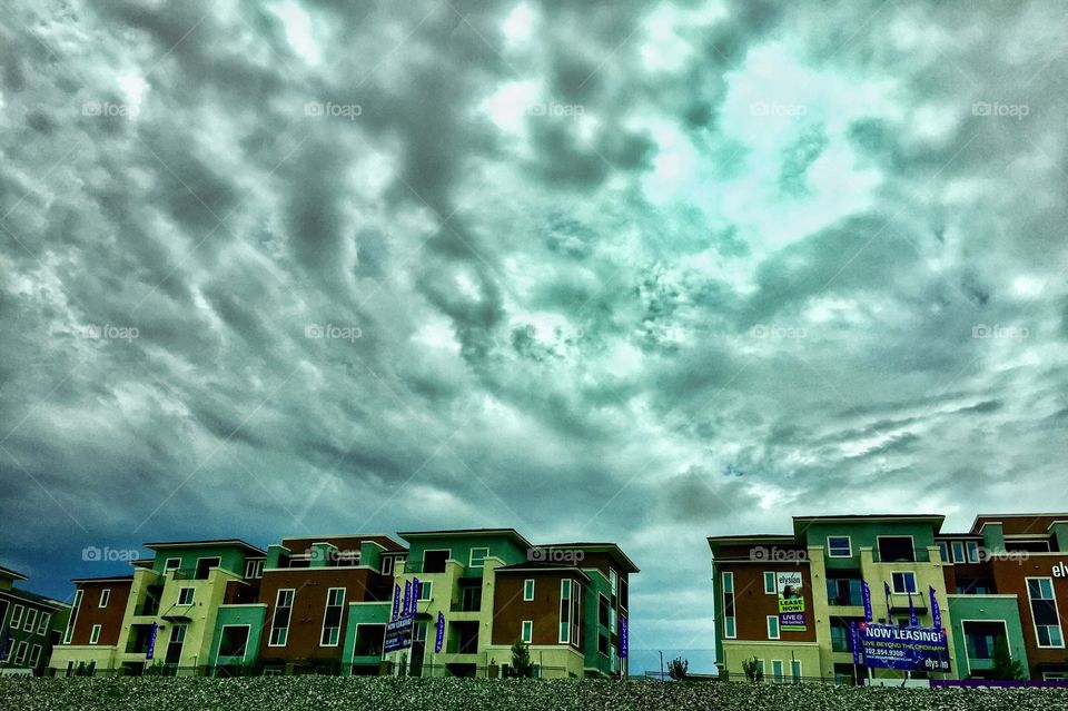 Dark, storm ⛈ night. 