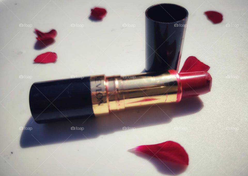 Red lipstick